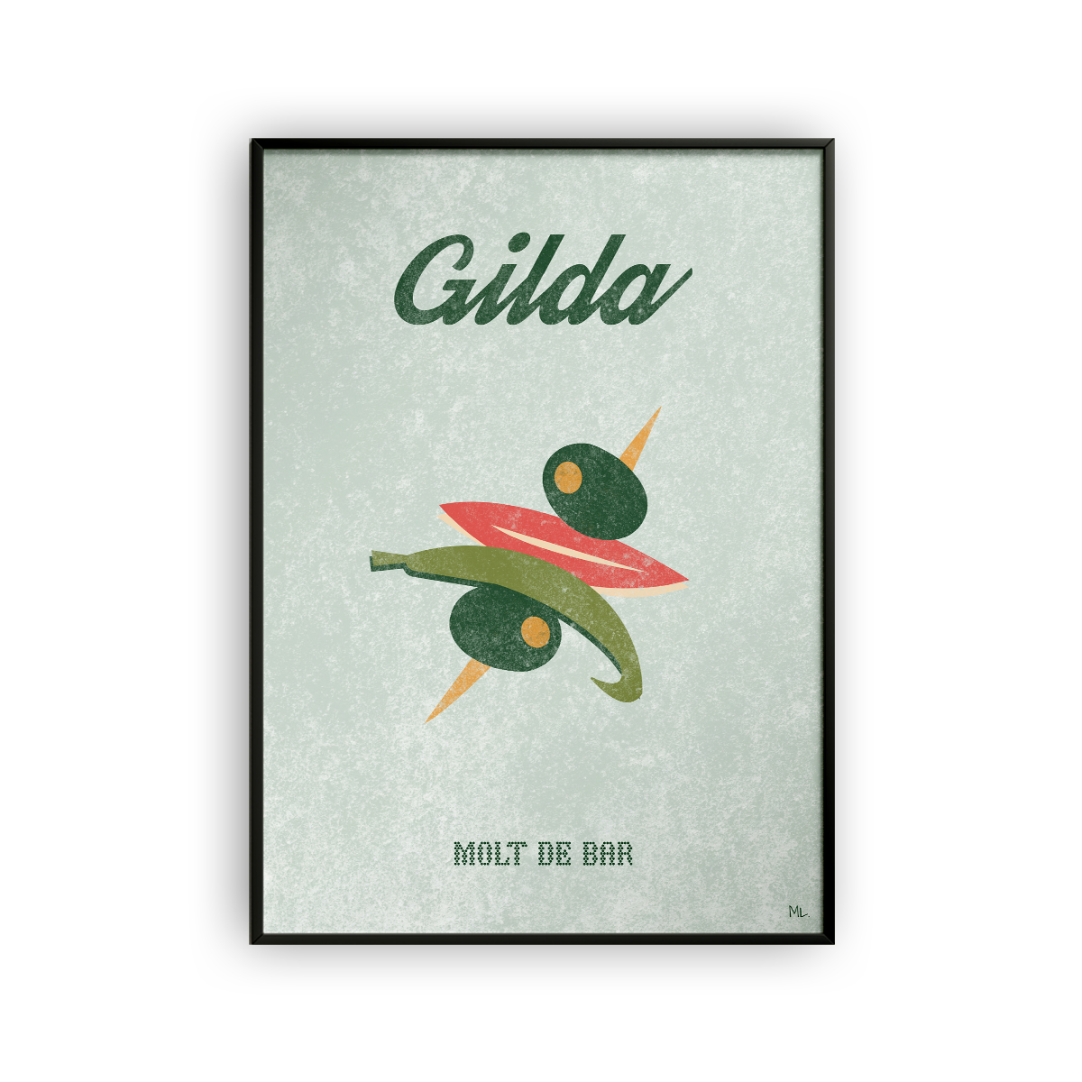 Ilustración - Gilda de bar